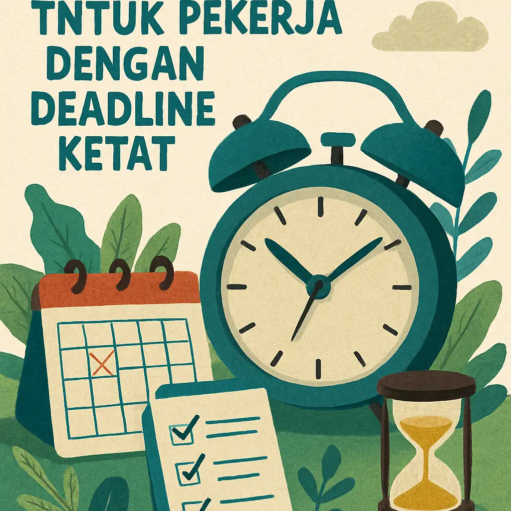 Teknik Manajemen Waktu untuk Pekerja dengan Deadline Ketat